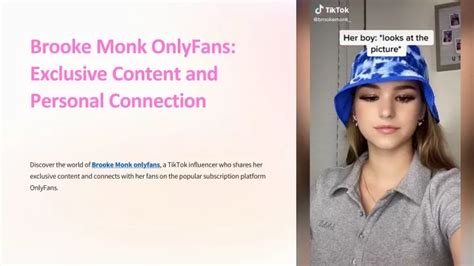 does brooke monk have an onlyfans|10 Things You Didn’t Know about TikTok’s Brooke Monk